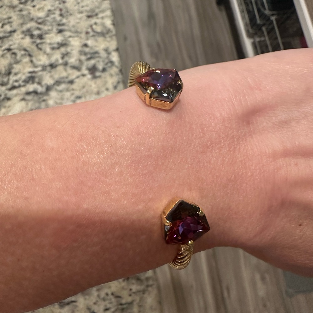 TOVA Charlotte Cuff Bracelet - Aqua Volcano - Picture 4 of 4